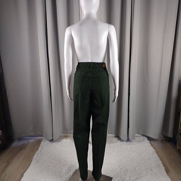 Liz Claiborne Womens Green Classic Fit Five Pocket Lizwear Cotton Jeans Size 16 - Picture 3 of 10